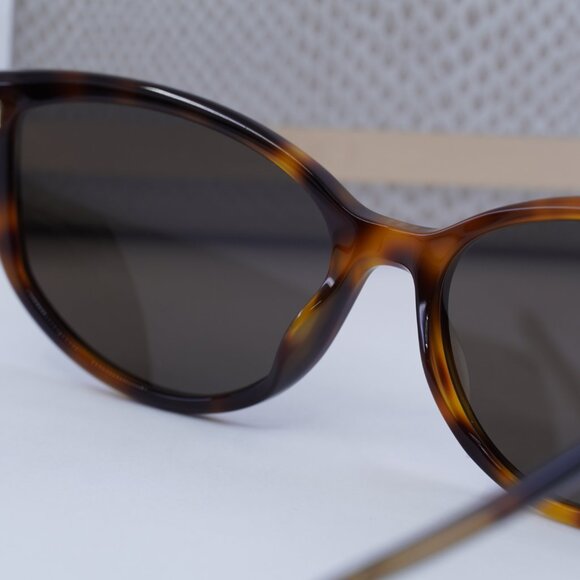 Jimmy Choo NADIA/S 008670 Cat Eye Sunglasses - Havana/Crystal/Brown - Picture 10 of 12